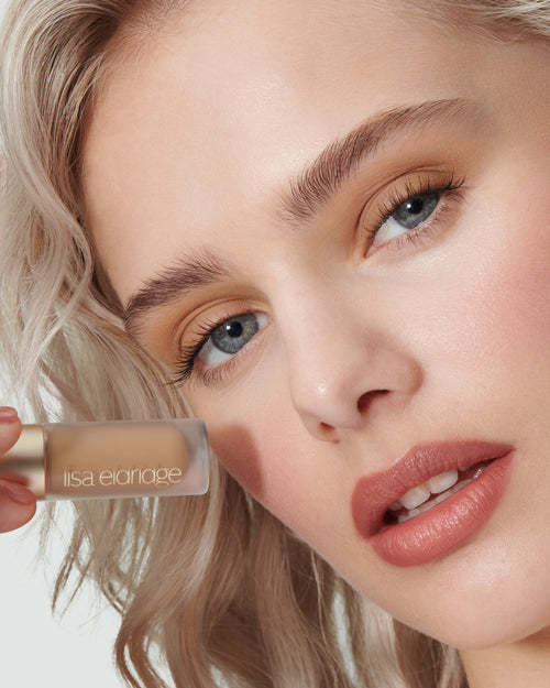 Image showing Phoebe (Liquid Silk Liquid Eyeshadow) on model