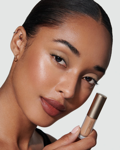 Image showing Phoebe (Liquid Silk Liquid Eyeshadow) on model