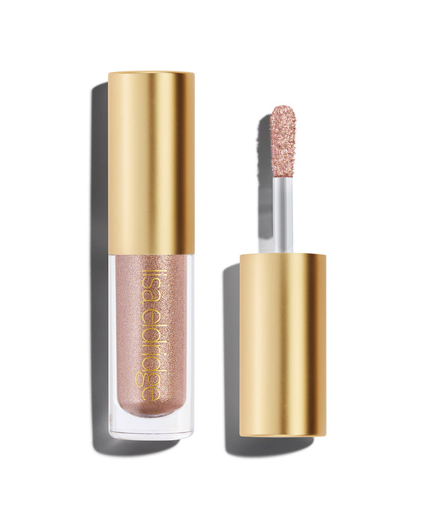 block Rosalie Liquid Lurex on a white background with doe foot showing