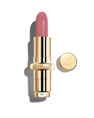 Dreamy Damask lipstick refill with gold casing on a white background