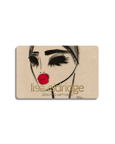 block Lilac Lisa Eldridge beauty e-gift card on a white background